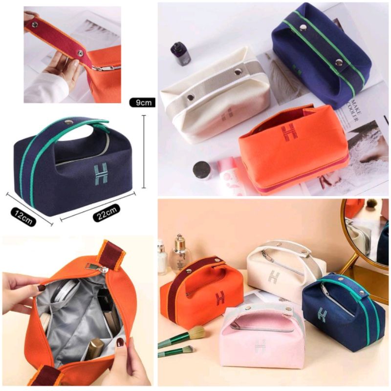 Pouch Travel Make Up Bag Organizer / Tas Make Up Pouch / Bag Organizer / Tas jinjing Hand Bag