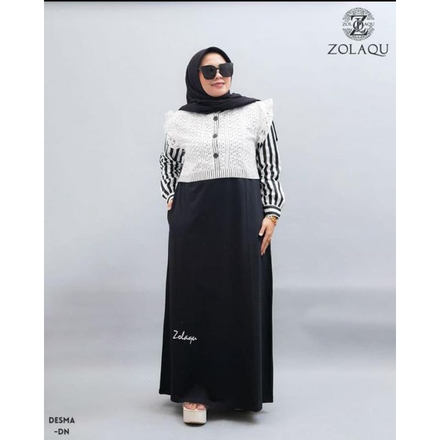 Ready Gamis Zolaqu Original Matt Cotton Combed