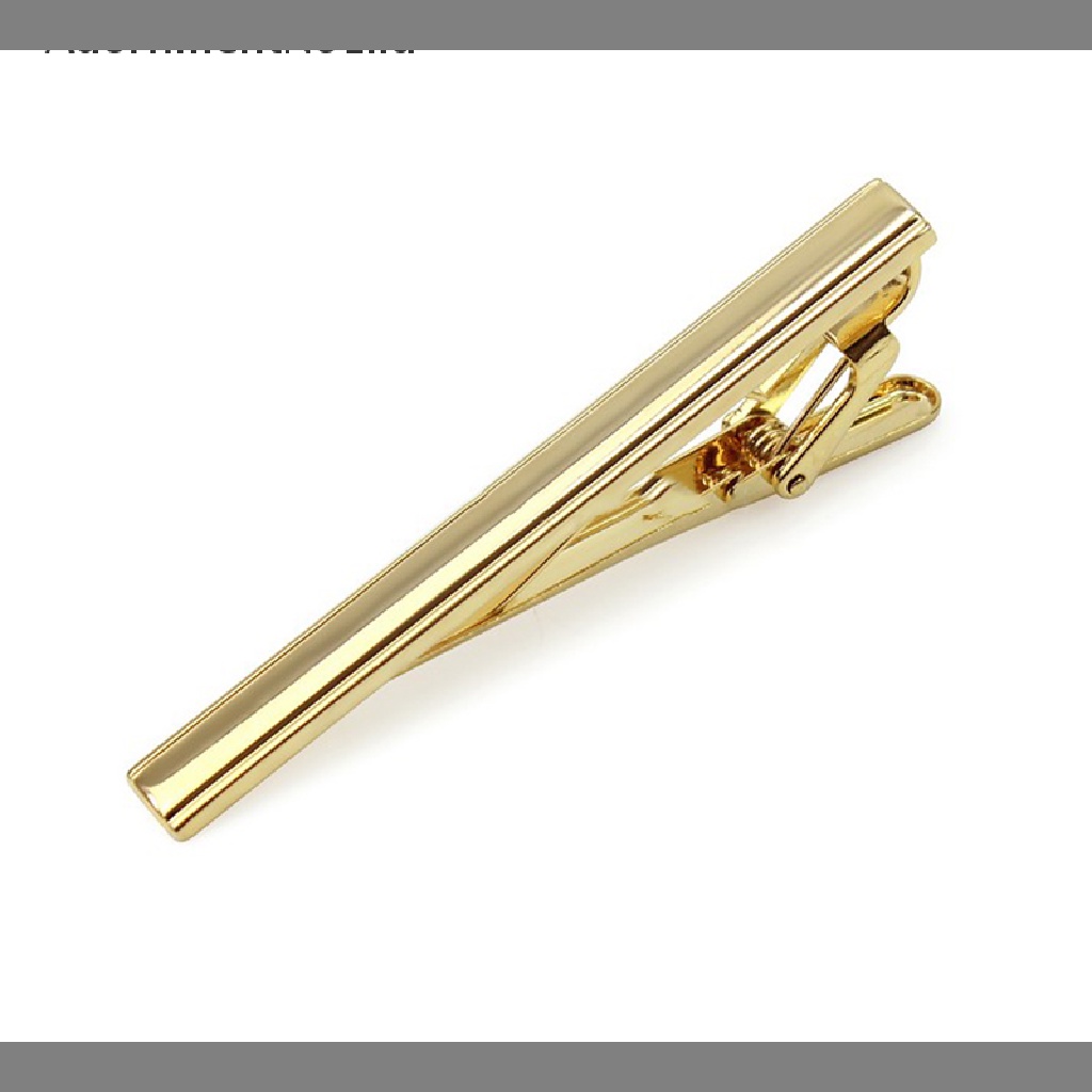 [AdornmentNo1] Mens Metal Gold Plated Tone Simple Daster Tie Pin Bar Clasp Clip [ID]