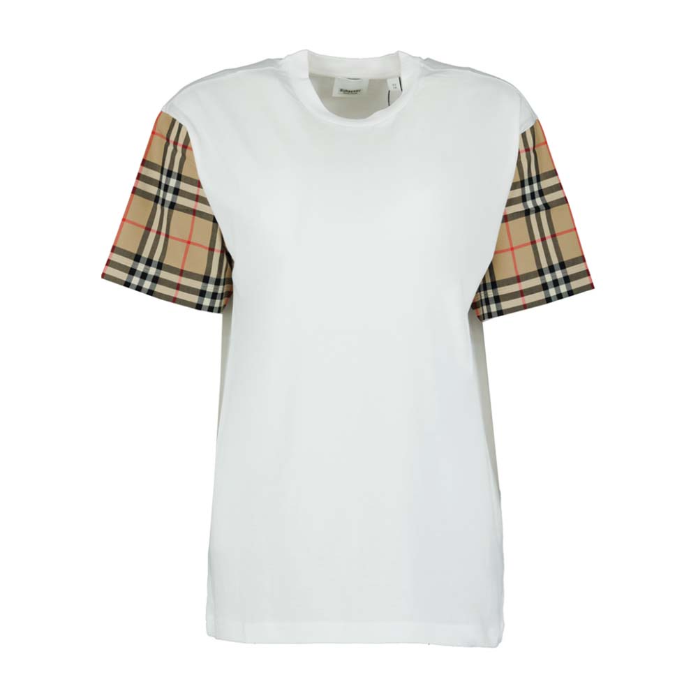 Brberry Carrick Serra Oversize Tee White 100% Original