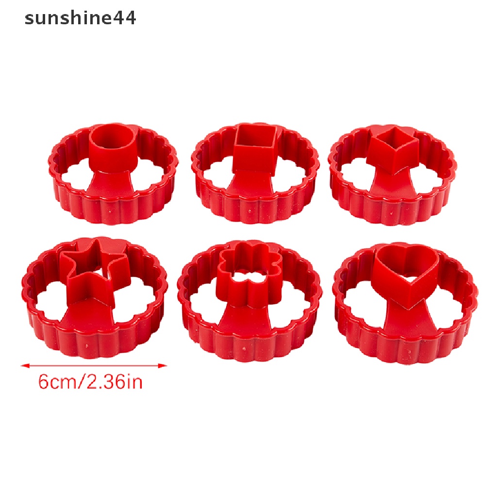 Sunshine 6pcs New al Cookie Cutter Cake Decorag Fondant Pemotong Cetakan DIY.