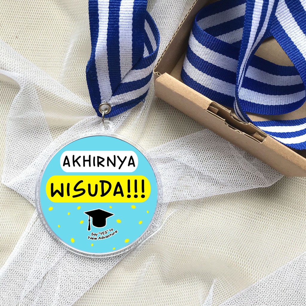 Medali Gift Akhirnya Wisuda Hadiah Lucu Kado Unik