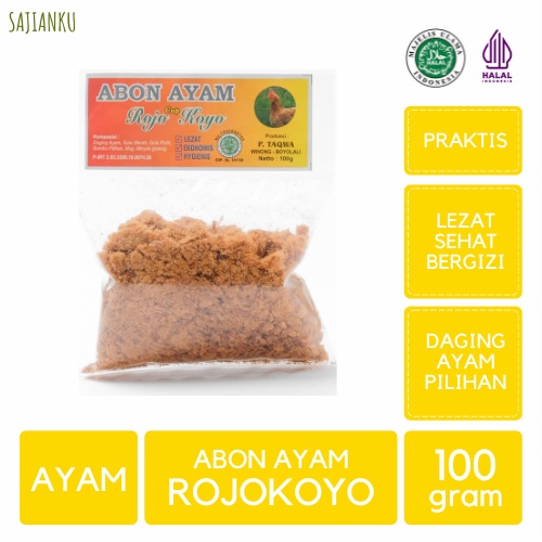 

Abon Ayam ROJO KOYO Kemasan 100 gr