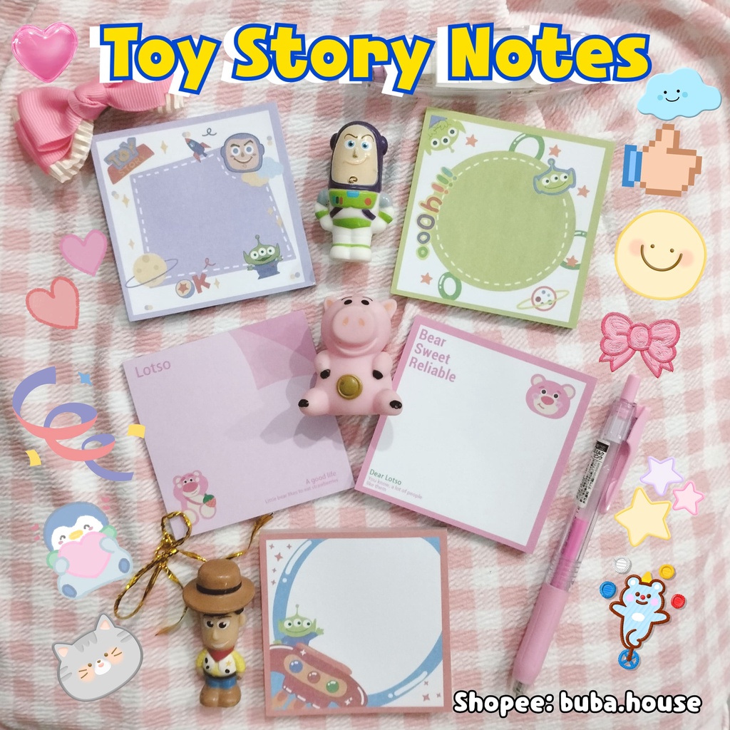 

Notes Memo Pad Toy Story Memopad Lotso Disney Cute Lucu Jepang Korea