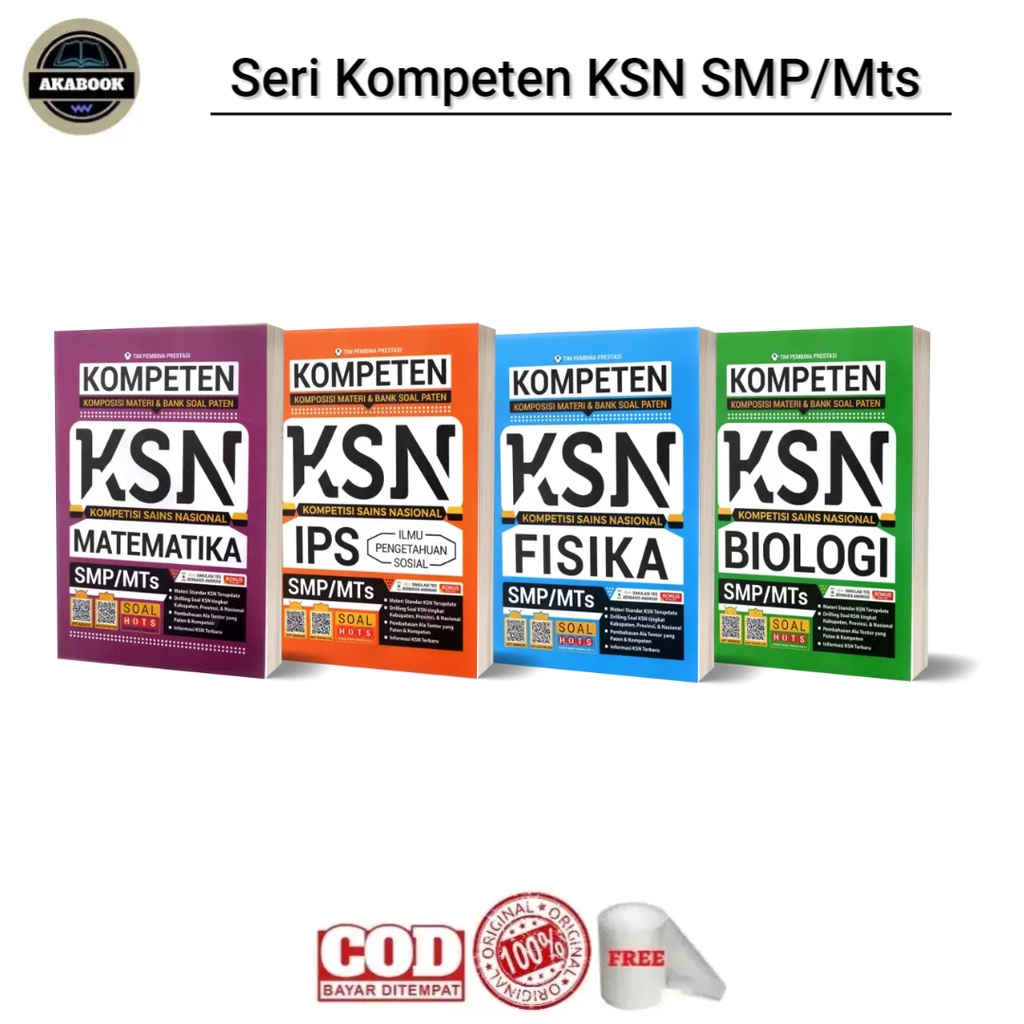 Kompeten KSN SMP/MTs Fisika Biologi IPS Matematika