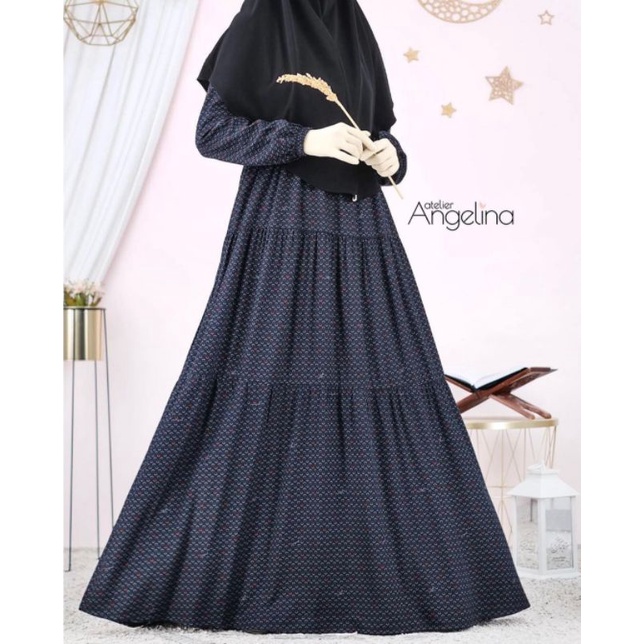 ❌SOLD OUT❌ Bella Dress Atelier Angelina • Smiley Atelier • Warna Midnight • Size M