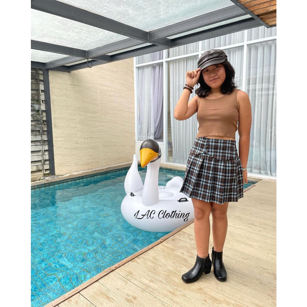 Sweden Skirt / rok kotak / rok pendek