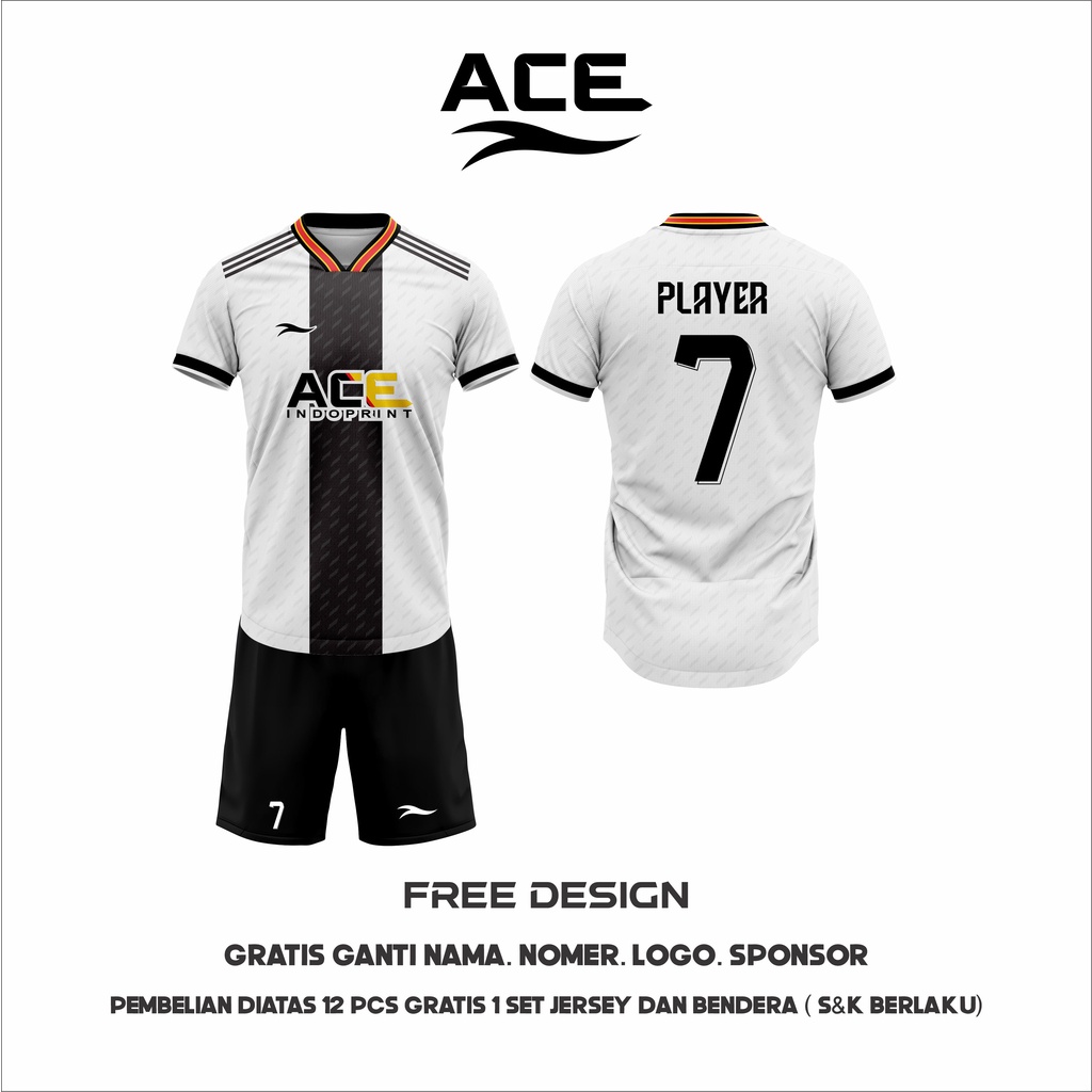 JERSEY FUTSAL UNISEX DESAIN CUSTOM SIMPEL