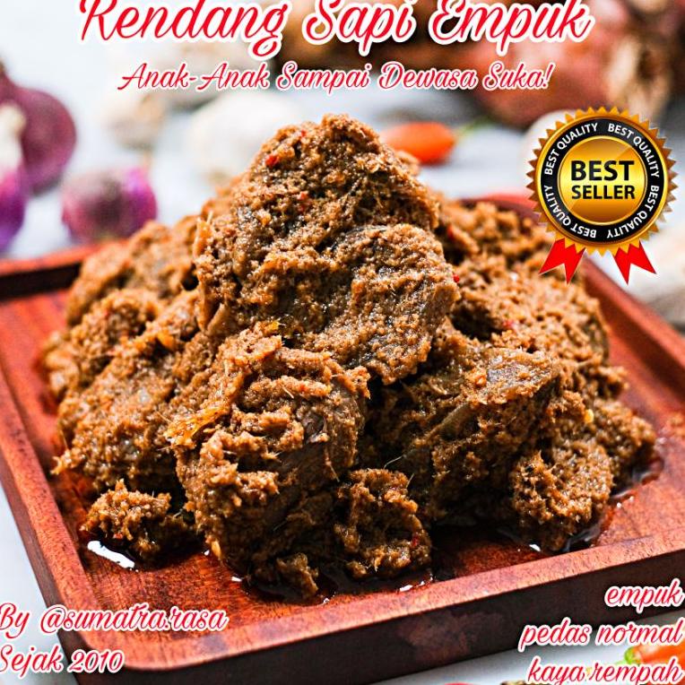 

Terlaris Rendang Sapi/Rendang Urat/Rendang Paru Sapi Empuk Premium JVC