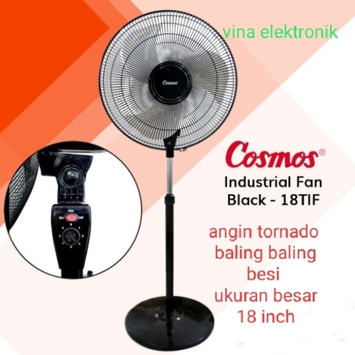 Infan Kipas Angin Stand Fan Cosmos 18 Tif Kipas Tornado 18 Inch Besi