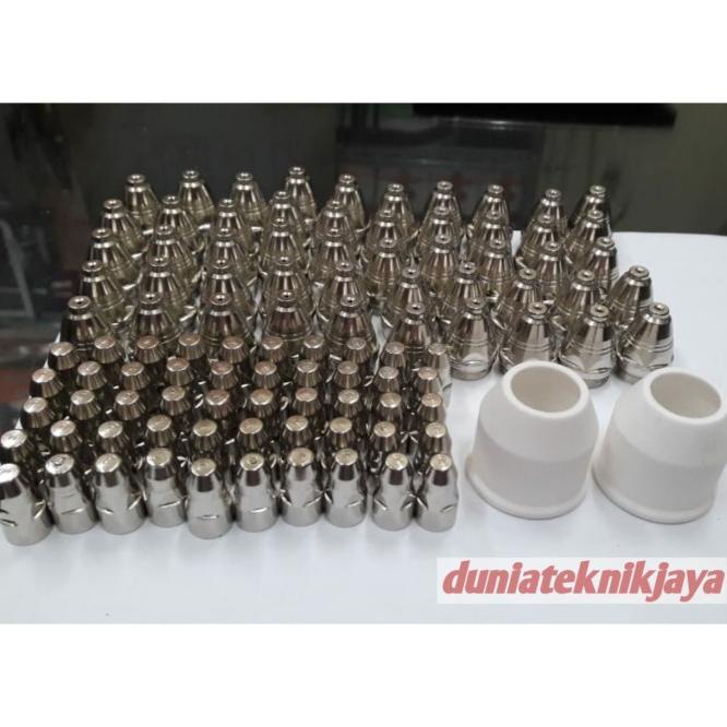 50Pcs Nozzle Mata Tip Cut 100 Plasma P80 / P 80 +50Pcs Electrode P 80
