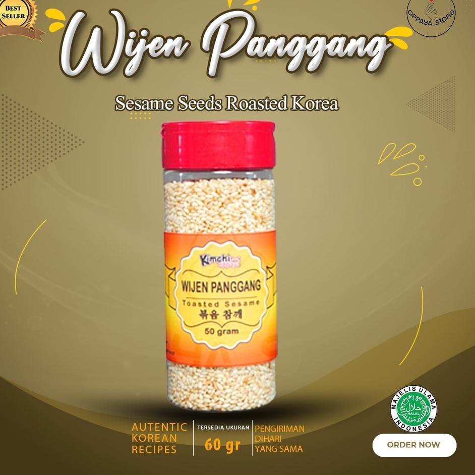 

Trxt0T4f Biji Wijen Panggang 60 Gram / Sesame Seeds Roasted Korea 60 Gram