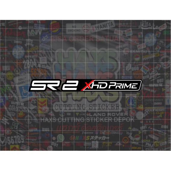 Cutting Sticker SR2 XHD Prime Ukuran 10 Cm Untuk Motor Mobil