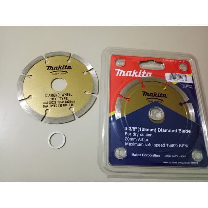 Mata Potong Granit 4&quot; Mata Potong Keramik Makita 4 Inch Kering