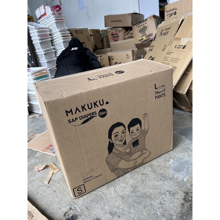 

kardus Bekas ukuran 50x35x40 jumbo besar untuk pindahan Double layer super kuar dan keras