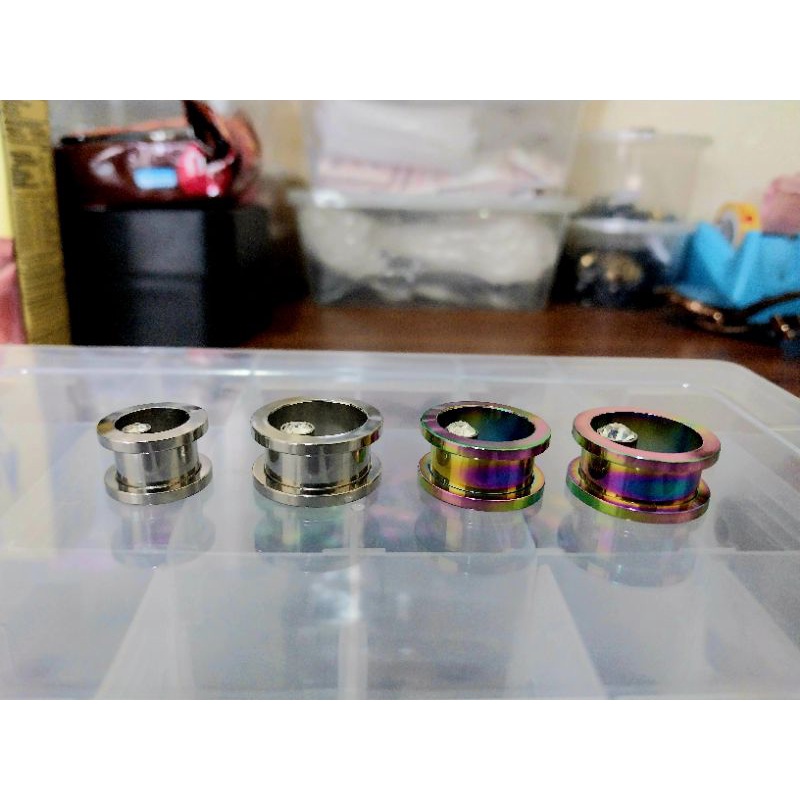 Piercing Ear Plug Permata (1 biji)