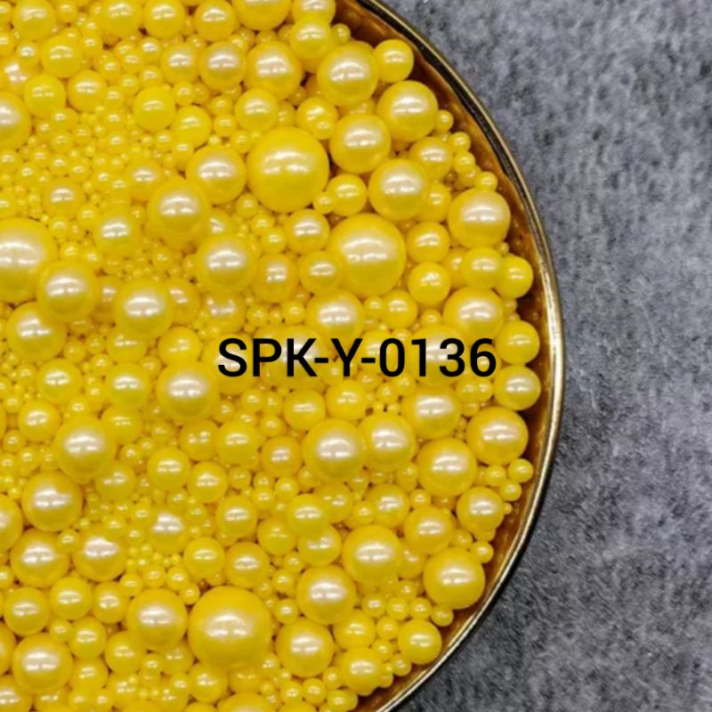 

SPK-Y-0136 SPRINKLES/SUGAR BEADS/SPRINKEL KUNING YELLOW