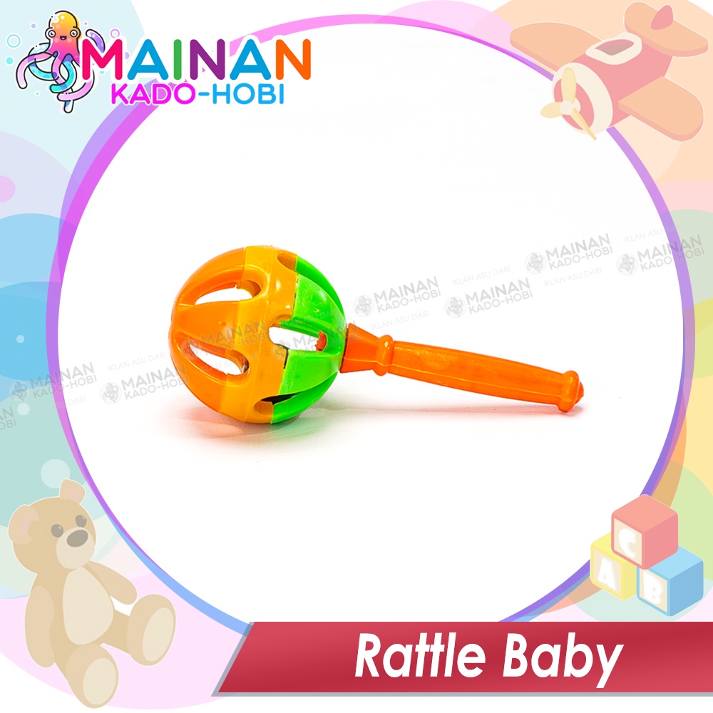 KADO ULANG TAHUN MAINAN ANAK RATTLE BABY KERINCINGAN MUSIK BUNYI