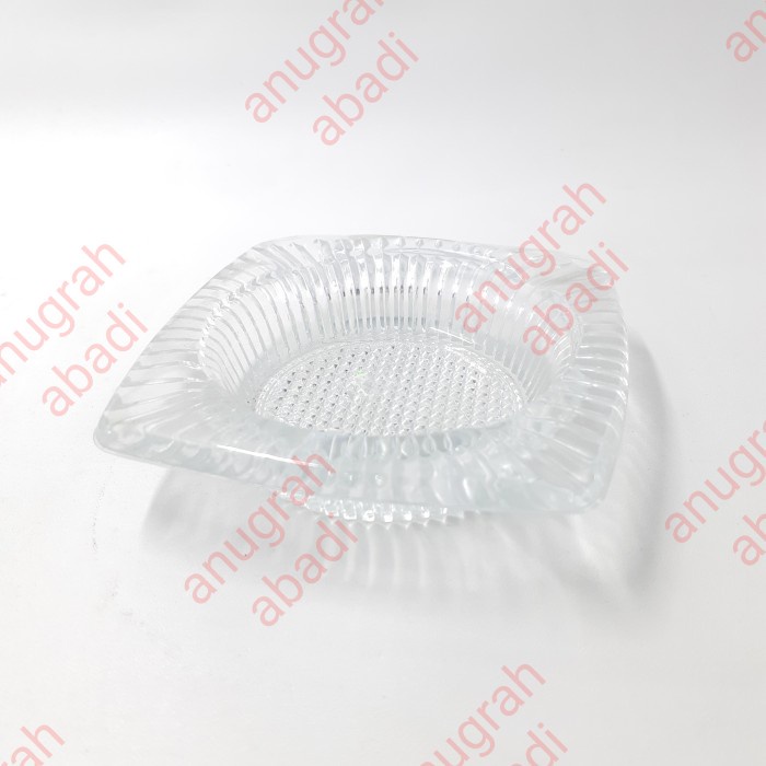 asbak kotak kristal/beling 10cm AT401