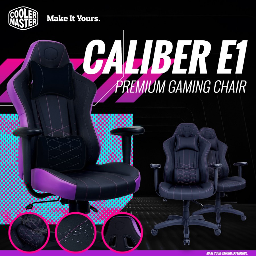 Cooler Master Caliber E1 Gaming Chair / Kursi Gaming