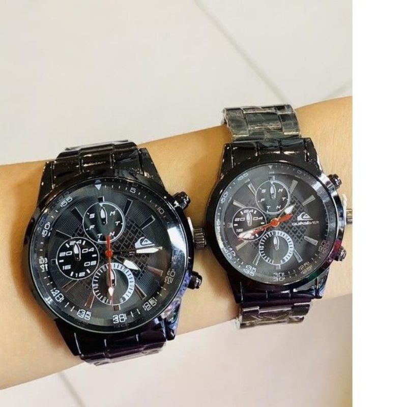 Couple Jam Tangan Quuik Sillveer Rantai Terlaris