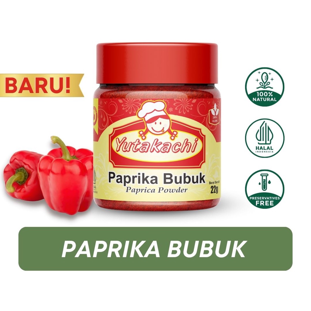 PAKET HEMAT BUMBU REMPAH YUTAKACHI (Cabe Bubuk/Paprika/Merica/Ketumbar/Jinten)