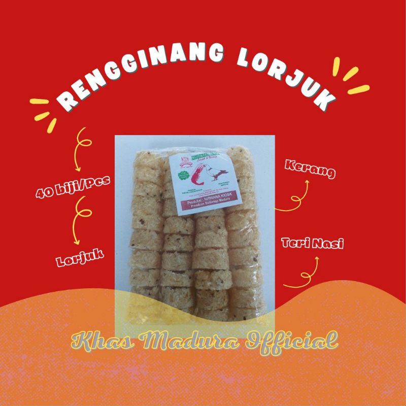 

Rengginang Lorjuk 40 Biji Diameter Sedang Khas Madura