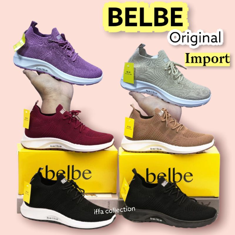 sepatu rajut import belbe redy di toko iffa collection