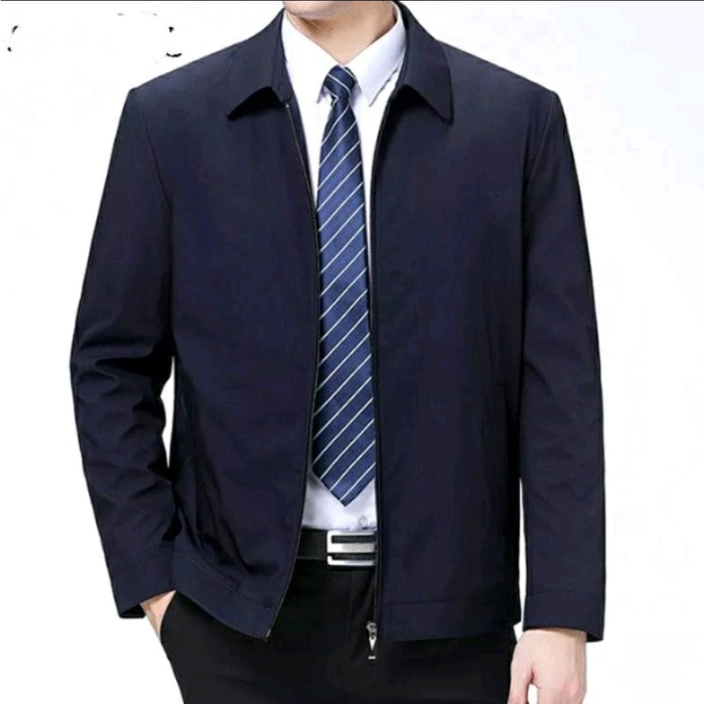 Jaket Semi Jas Formal Pria Dewasa Size M - XXL