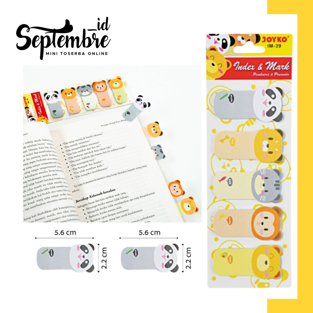 

Indeks & Mark Pembatas & Penanda Buku Pembatas Buku Joyko Penanda Buku Joyko
