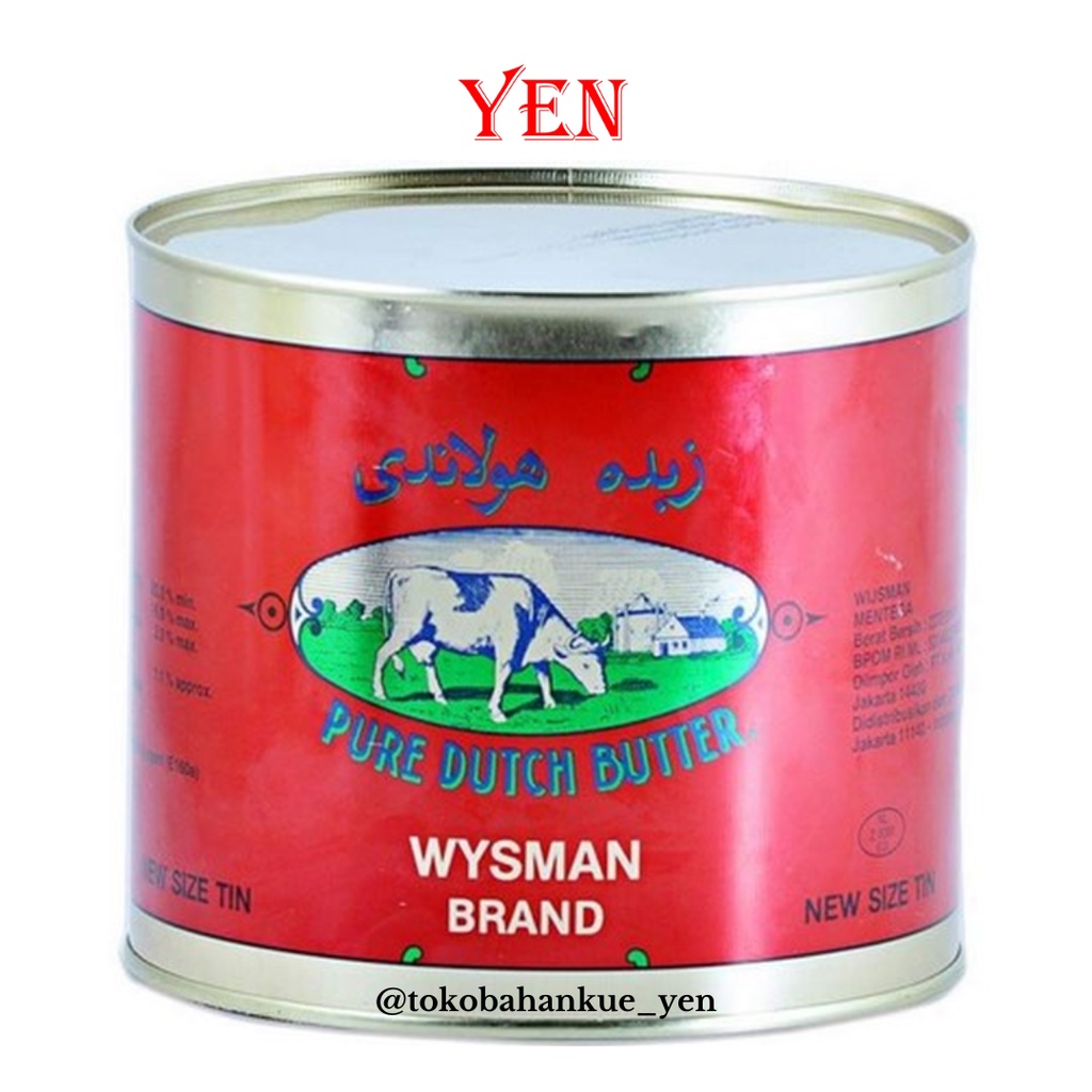 

Mentega Wisman Juni 2026 / Butter Wisman / Wijsman Dutch Butter / Salted Butter / Mentega Asin 2,27Kg