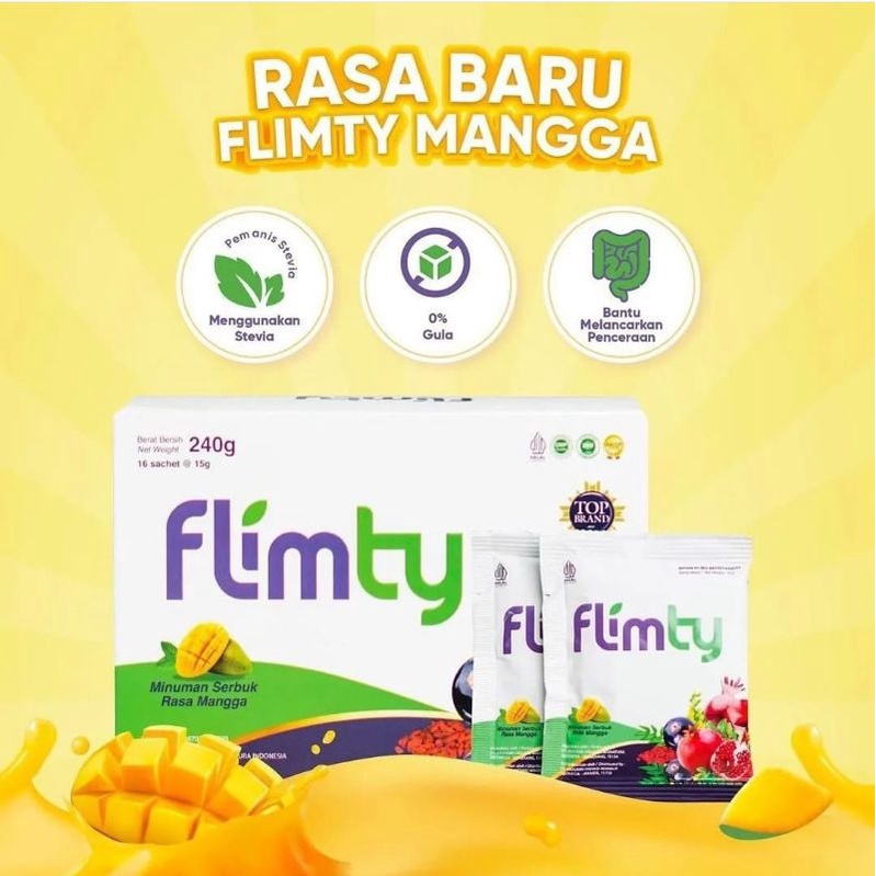 

Flimty Fiber - 1 Box (isi 16 Sachet)