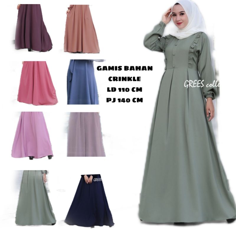 gamis crinkle premium nadya_olshop