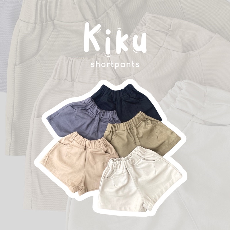 Lemoolen - Kiku Short Pants Semi Denim | Chino Pants Anak Unisex | Celana Chinopants Kids | Shortpants Premium