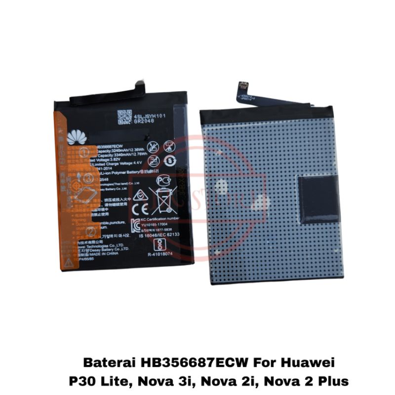 BATERAI BATTERY HB356687ECW P30 LITE - NOVA 3I - NOVA 2I - NOVA 2 PLUS