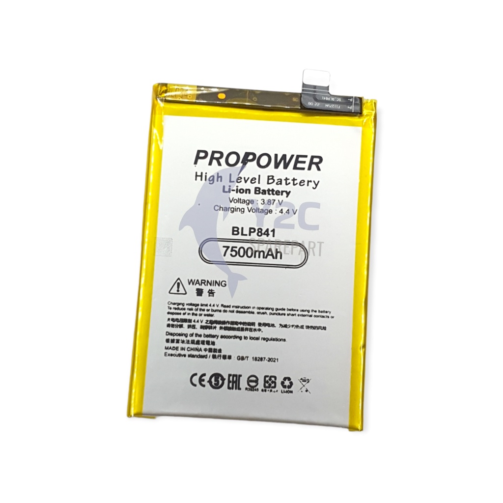 BATERAI REALME 8 / BLP841 DOUBLE POWER PROPOWER / BATRE BATERE BATRA BATREI