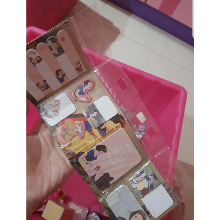 

Terlaris ✨ -POST IT + PEMBATAS BUKU + STICKER DISNEY PRINCESS HANDCARRY JEPANG- 2.1.23