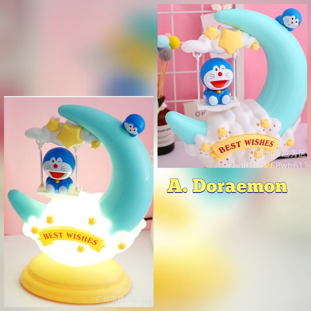 LAMPU TIDUR KARAKTER UNIK LUCU LAMPU TIDUR UNIK LAMPU DORAEMON LAMPU HELLO KITTY KADO UNIK LAMPU TIDUR LAMPU @banyak