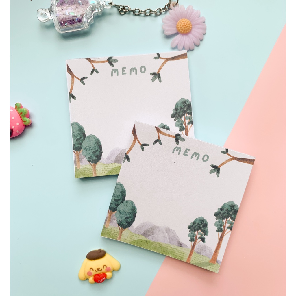 【GOGOMART】Kertas Memo Memopad Memo Notepad / Memo Catatan Bukan Sticky Notes Tempel - MM001