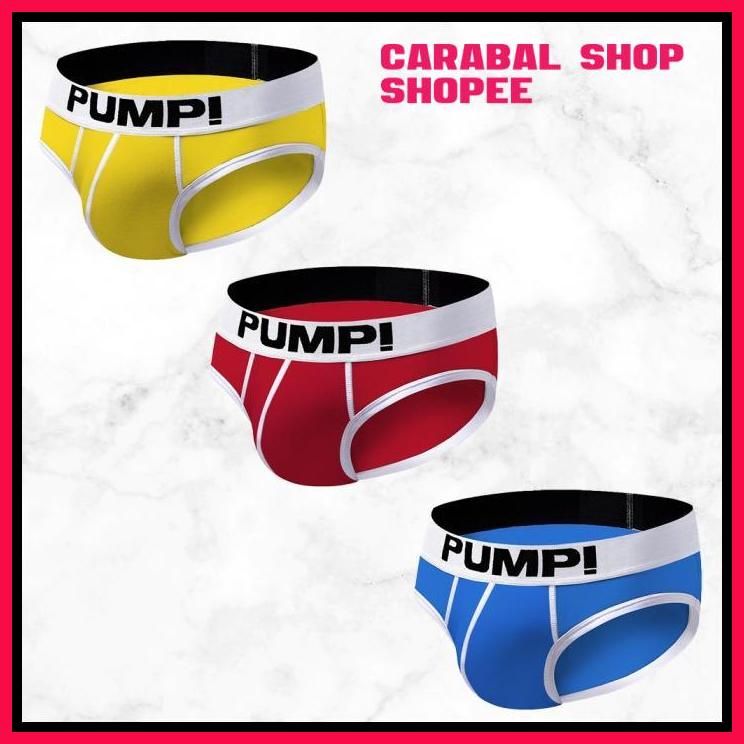 BRIEF PRIA SEXY / CELANA DALAM PRIA BRIEF PUMP BRIEF CELANA DALAM SEKSI PRIA MEN SEXY UNDERWEAR PU01