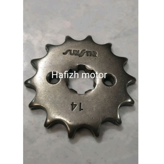 Gear Gir depan atau gear Gir kecil second copotan original Honda Supra x 125 lama