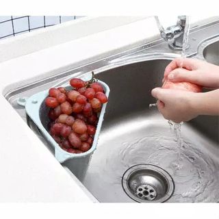 SWD1 Saringan Wastafel Dapur Suction Cup Drain Sampah Cuci Piring Multifungsi