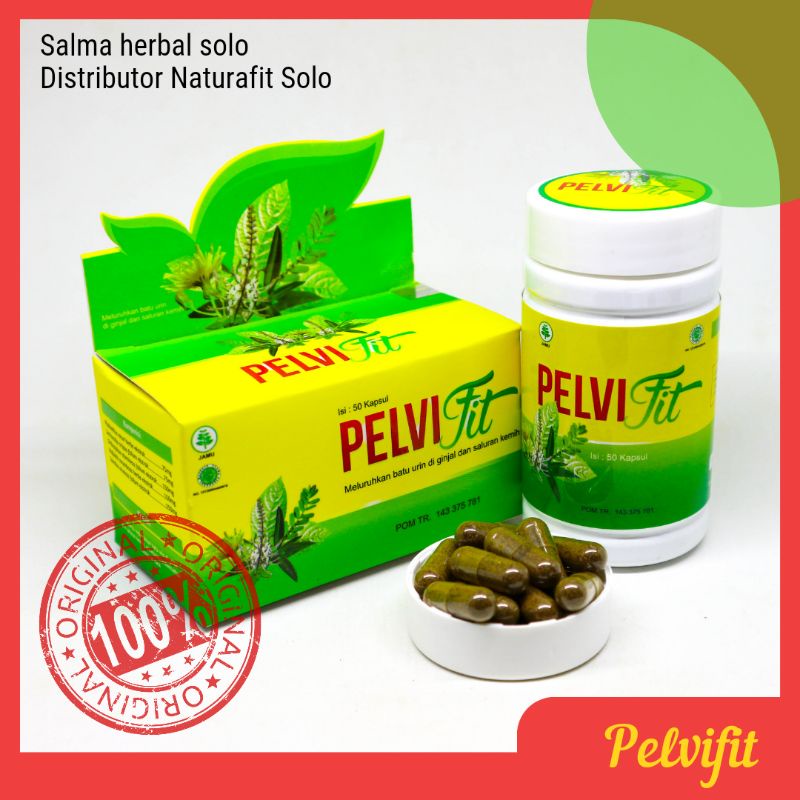 Pelvifit Herbal Batu Ginjal Empedu Kandung Kemih Naturafit 50 kapsul