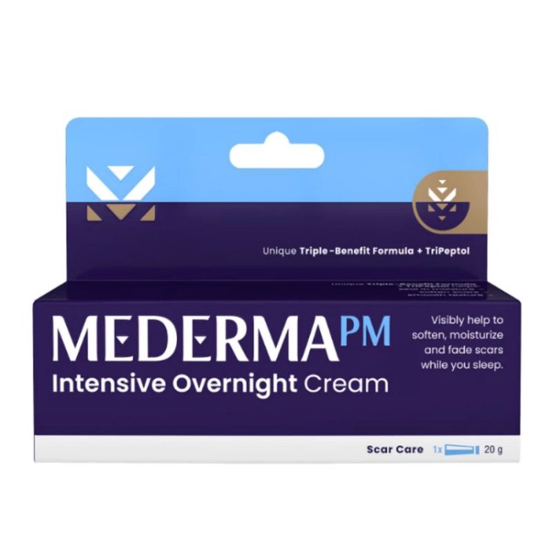 Mederma PM 20 Gr Intensive Overnight Cream cukup 1 x sehari