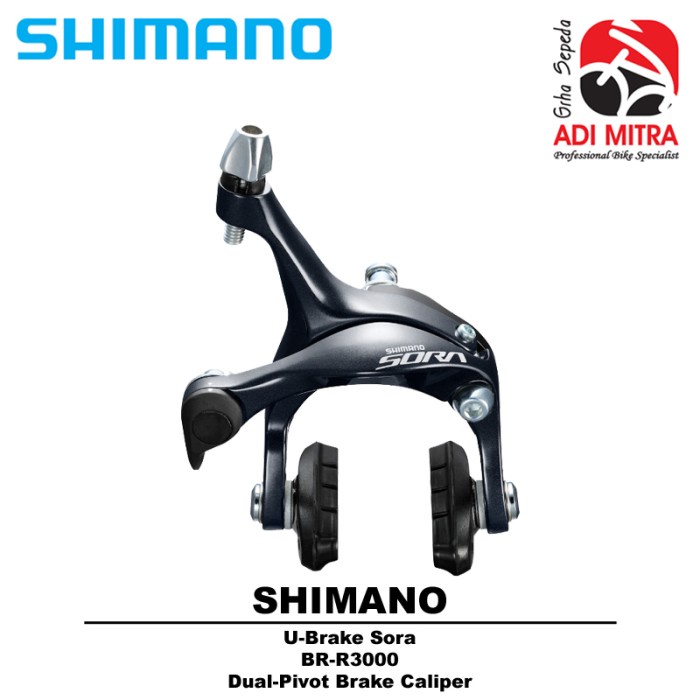 Shimano Sora BR-R3000 [1 Set Depan & Belakang] U-Brake / Brake Road