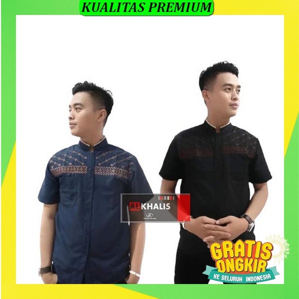Baj Keneja Lengan Pendek Kemja Fashion Pria Hem Kmeja Cowok Keren Kemwja Pria Dewasa Buju Kemej Impo
