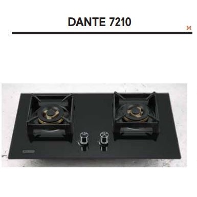 KOMPOR DIAMANTE DANTE 7210 BUILT IN HOB 2 BURNER