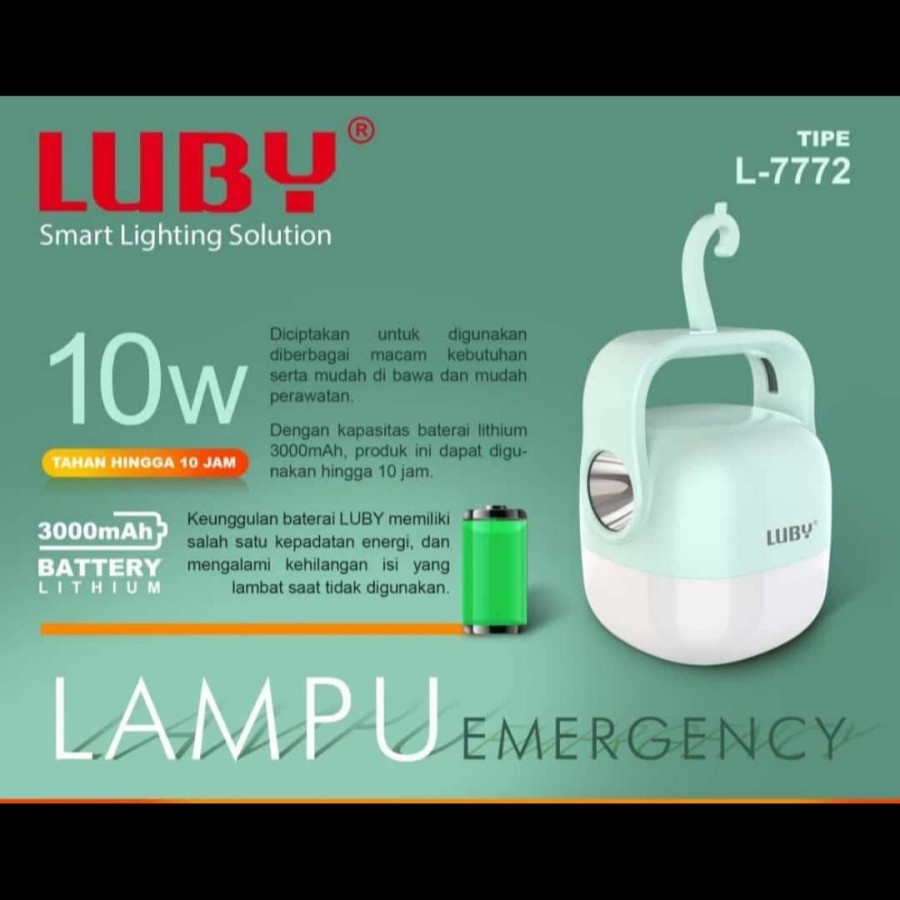 Lampu Emergency LUBY 7772 / L7772