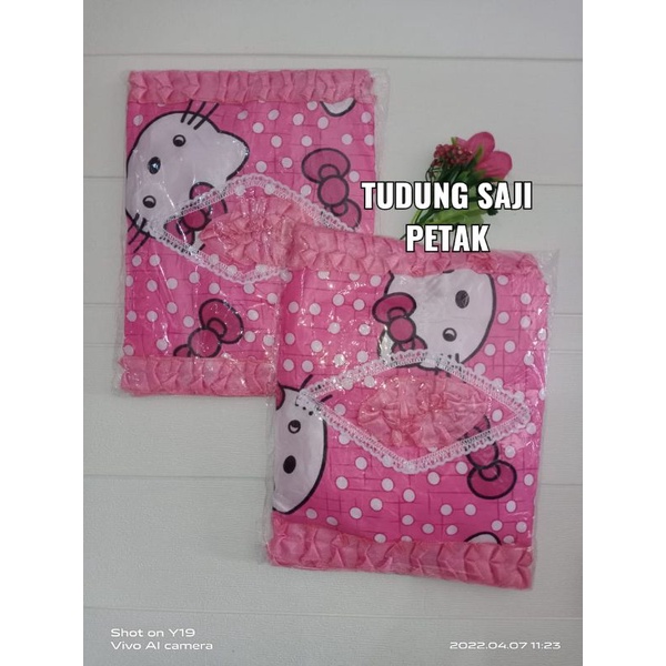 Tutup Tudung Saji Petak Model Kain
