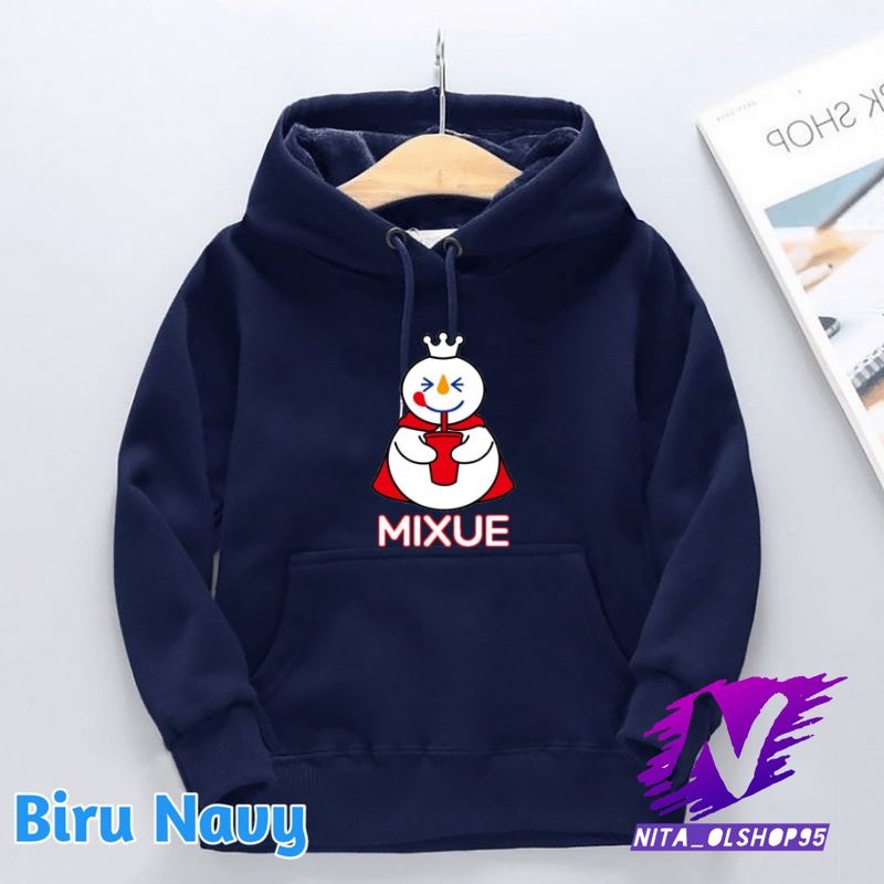 hoodie mixue sweater anak mixue lucu karakter